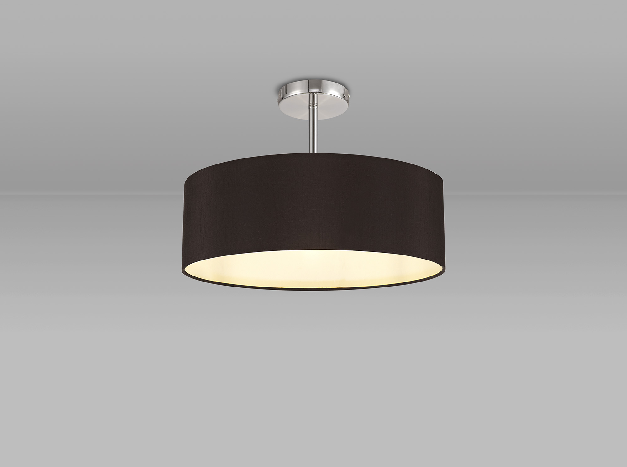 Baymont CH BL Ceiling Lights Deco Semi Flush Fittings